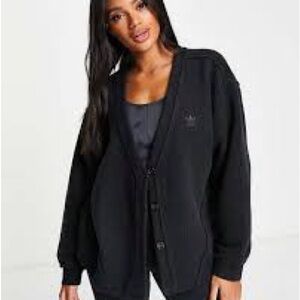 Adidas Black Cardigan